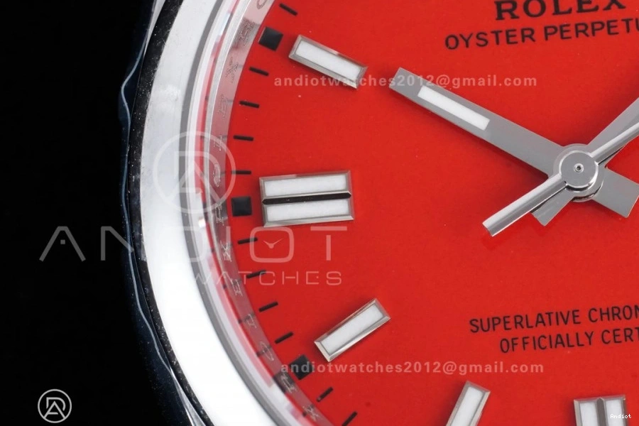 VSF Perpetual Dial V2 DD3230 Red Steel 126000 1:1 Oyster Best 904L 36mm Edition 1123